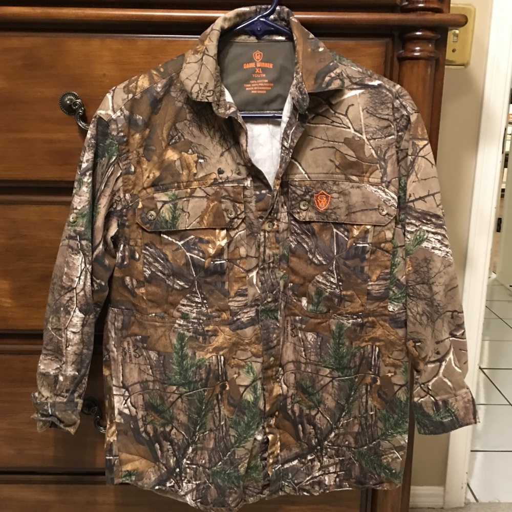Youth Game Winner Camouflage shirt
